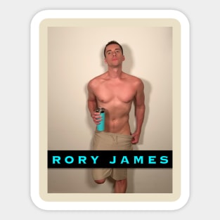Rory James Champagne Thermos Sticker